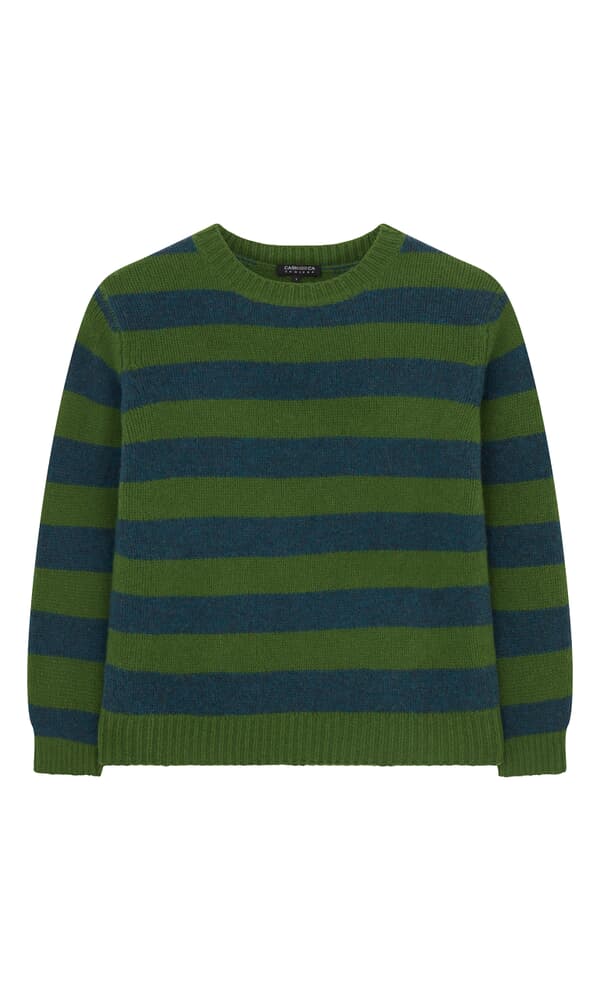 Teal Stripe Jumper