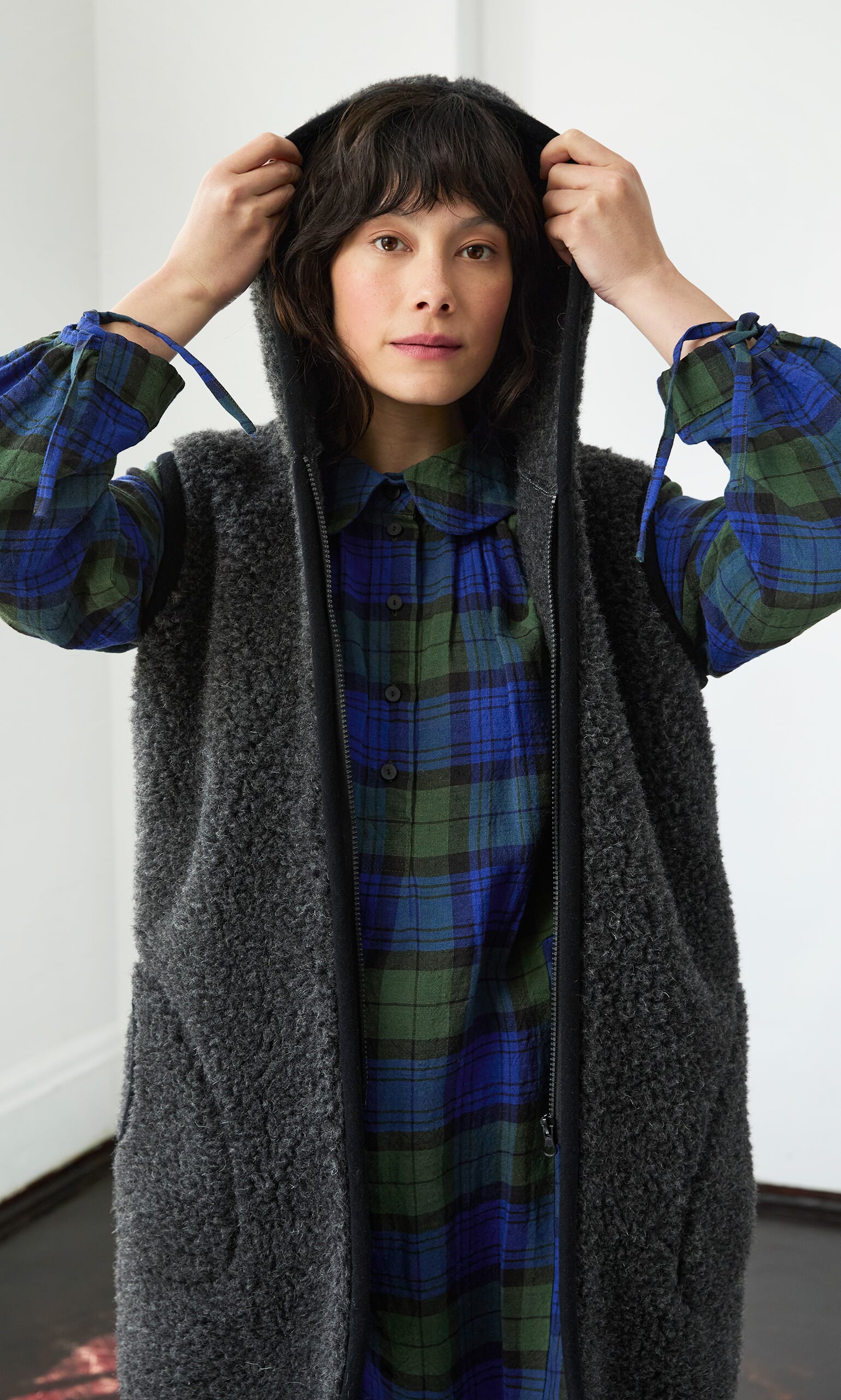 Long Rambler Gilet - Grey Sky