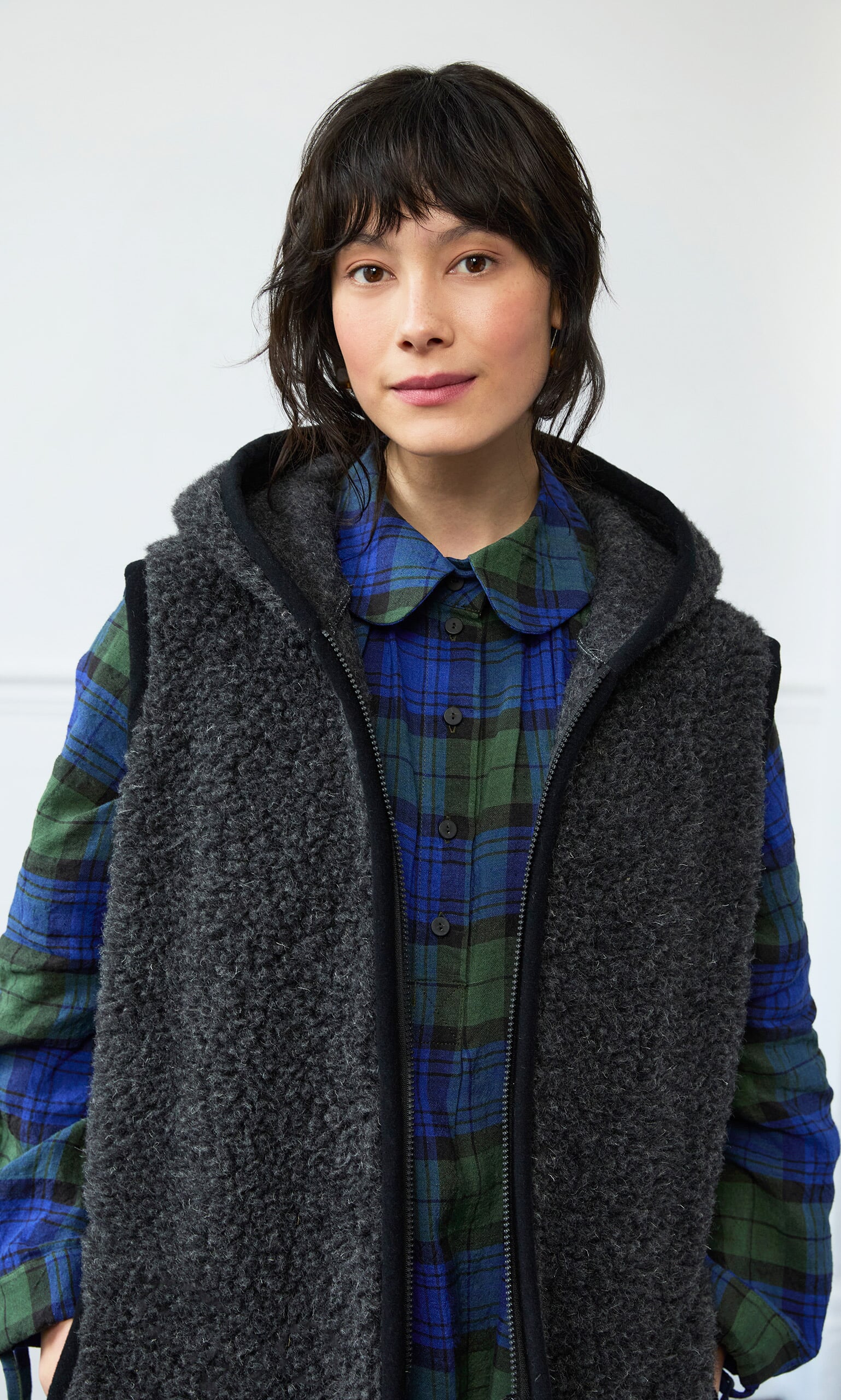 Long Rambler Gilet - Grey Sky
