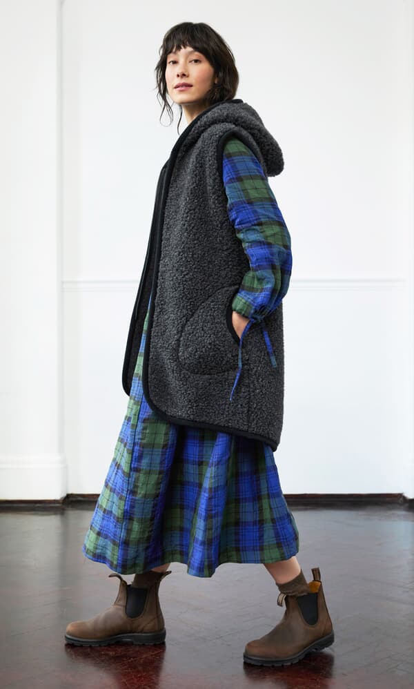 Long Rambler Gilet - Grey Sky