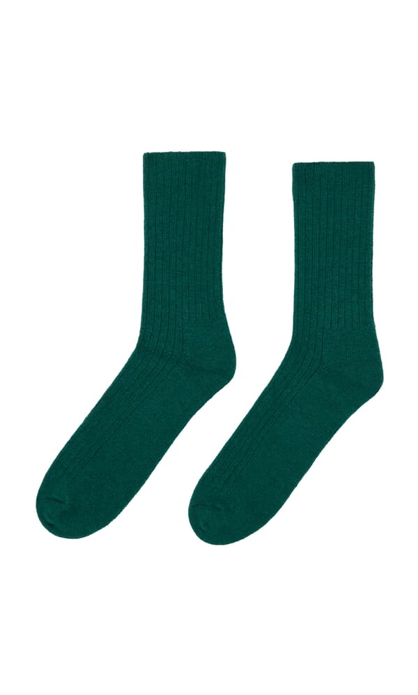 Lambswool Socks - Green