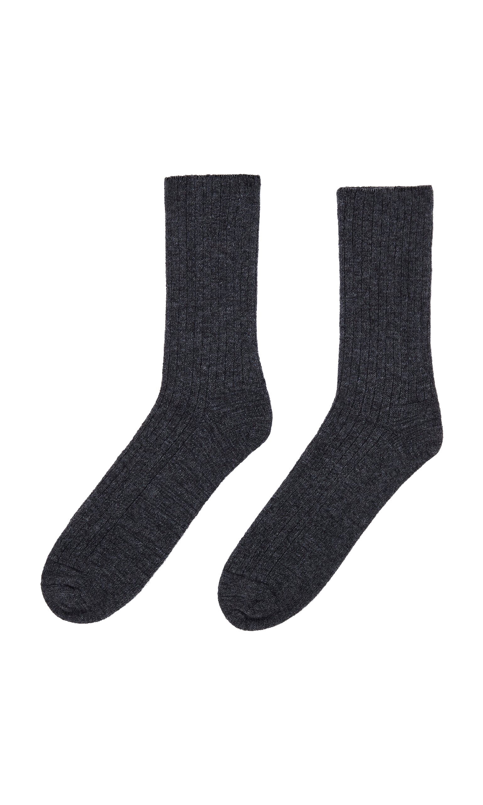 Lambswool Socks - Graphite