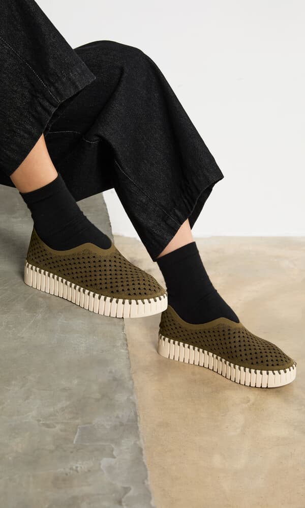 Deep Olive Shoes