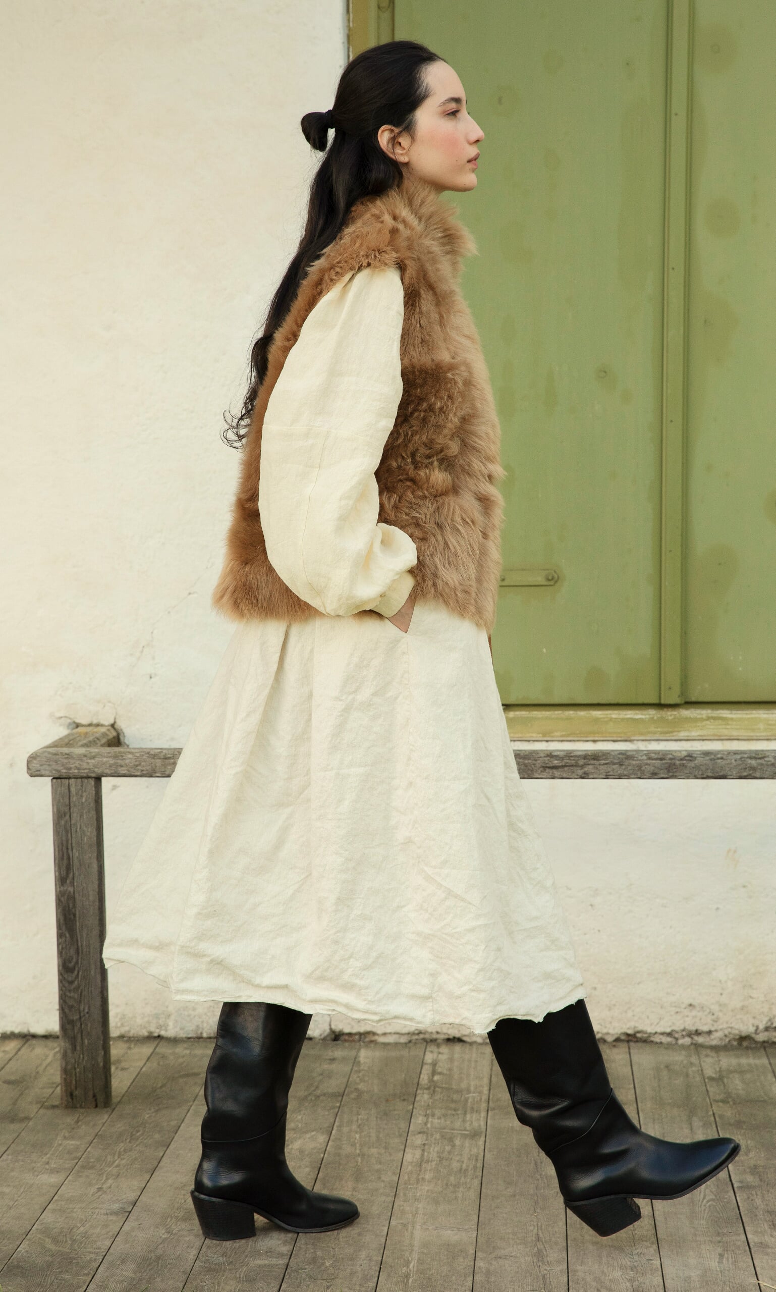 Cobie Shearling Vest