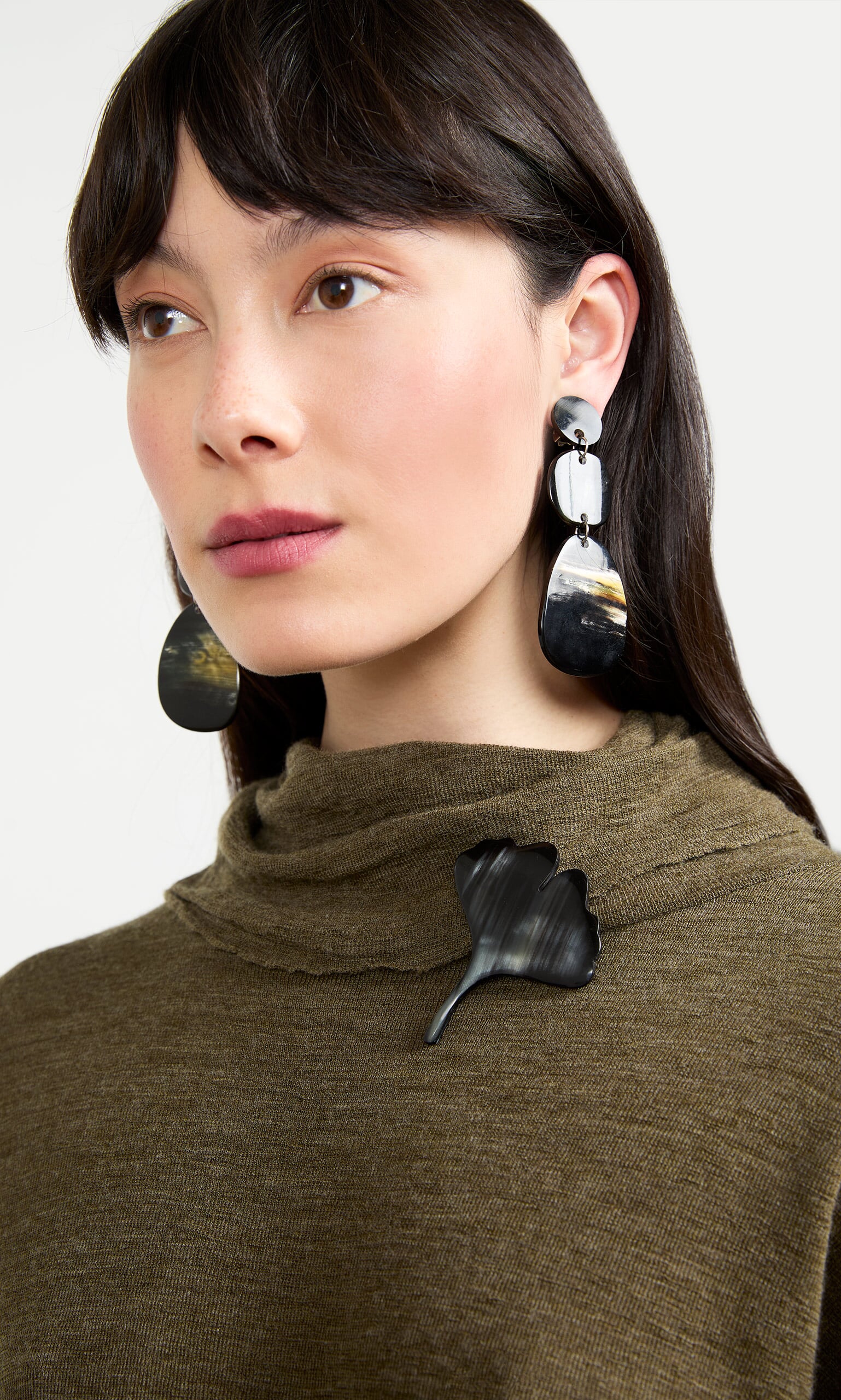 Ginko Brooch
