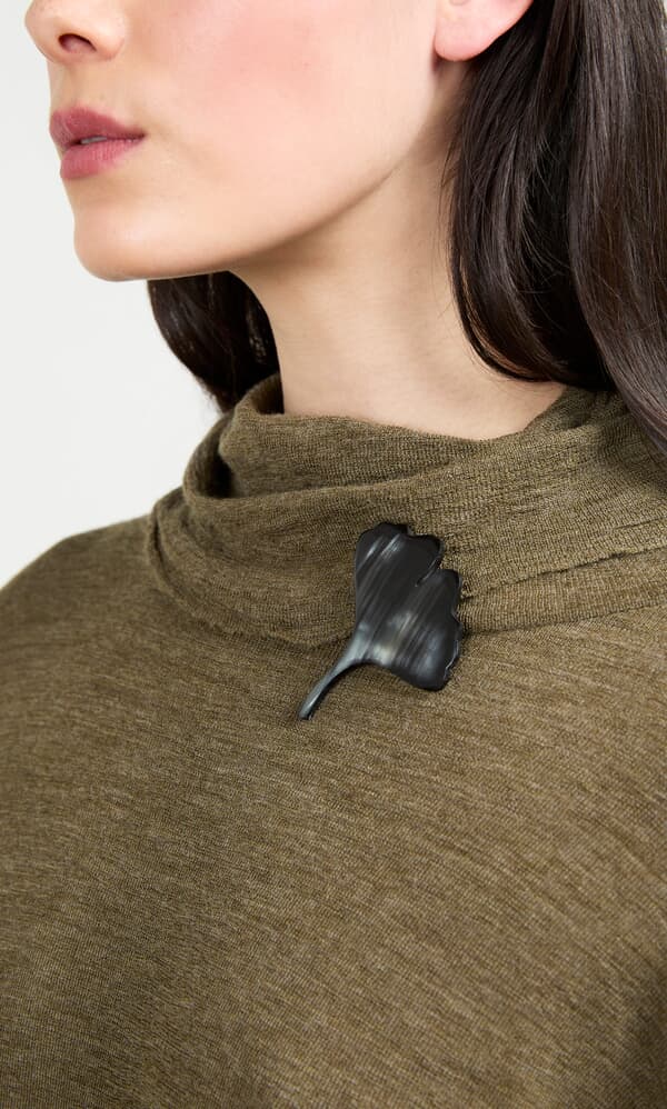 Ginko Brooch