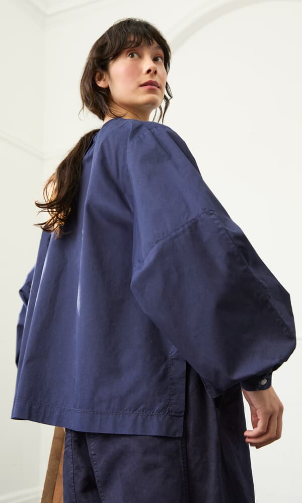 Gail Blouse - Navy