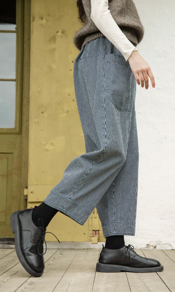 Polder Pants - Navy Stripe