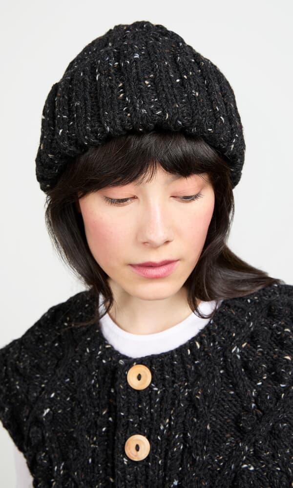 Black Speckle Beanie