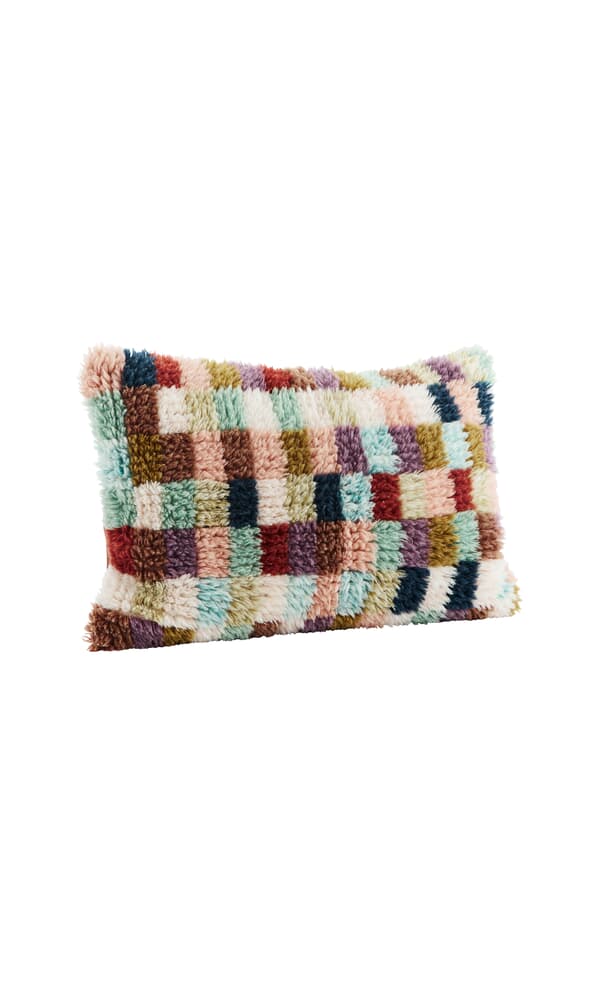 Checked Cushion Cover 