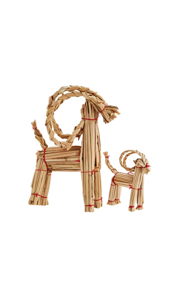 Straw Deer Decorations 