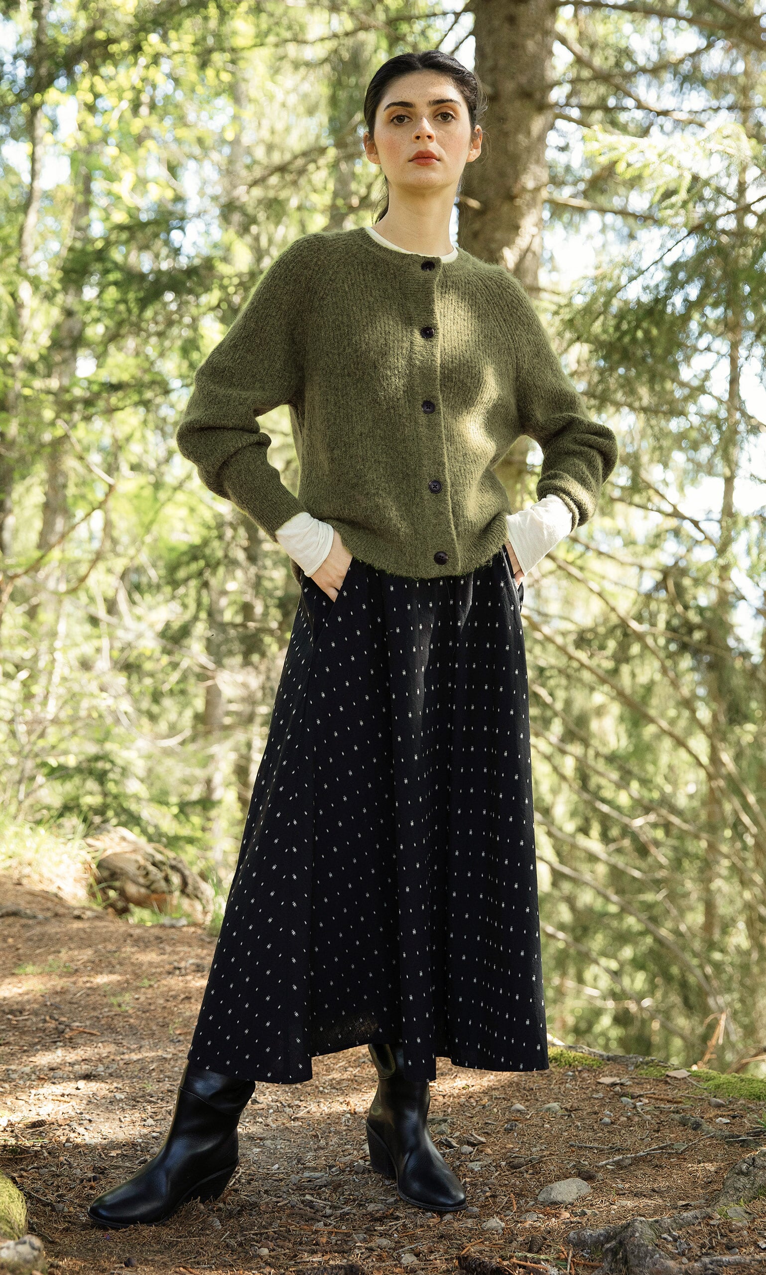 McClay Cardigan - Pine