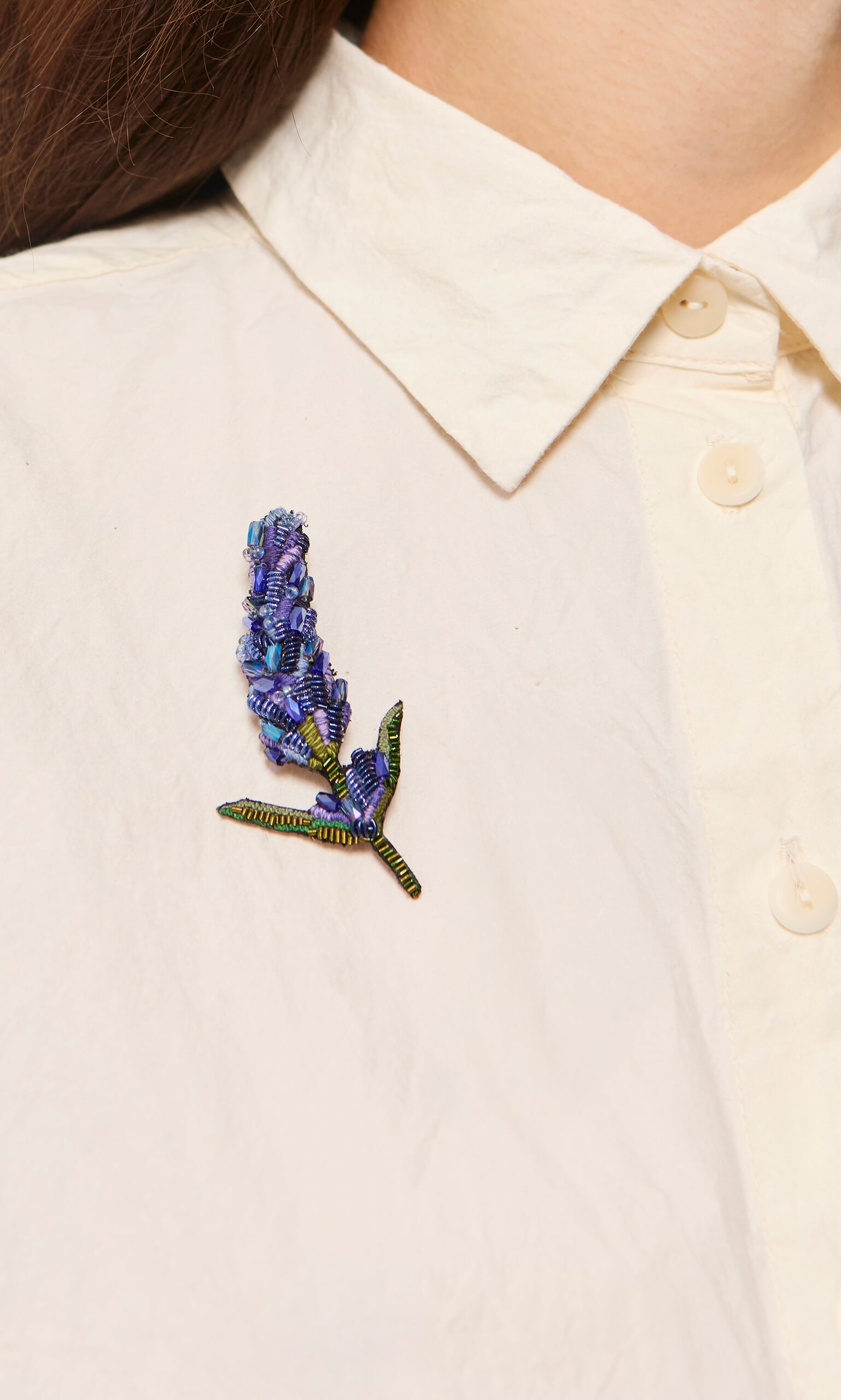 Lavender Brooch