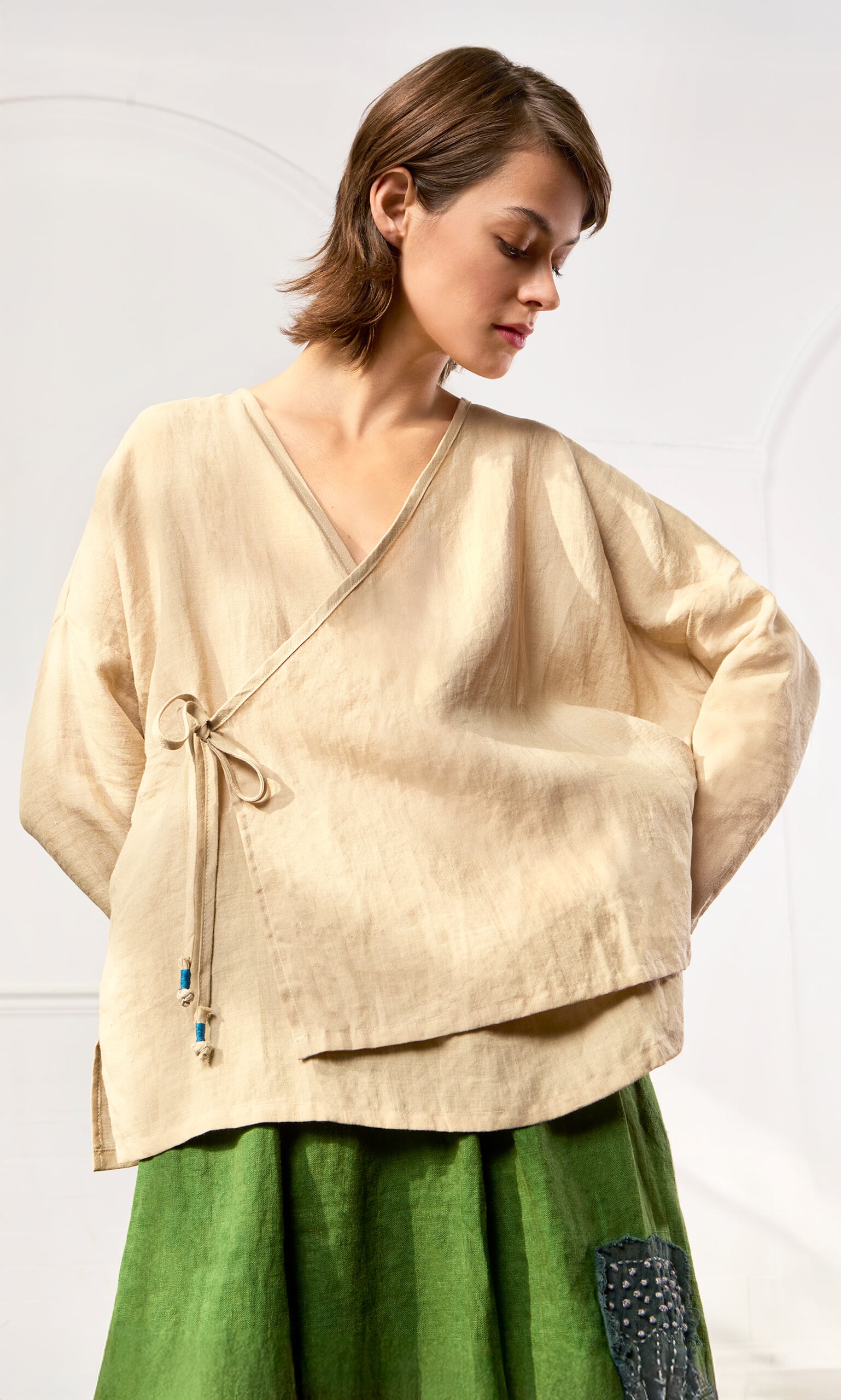 Anhe Wrap Top