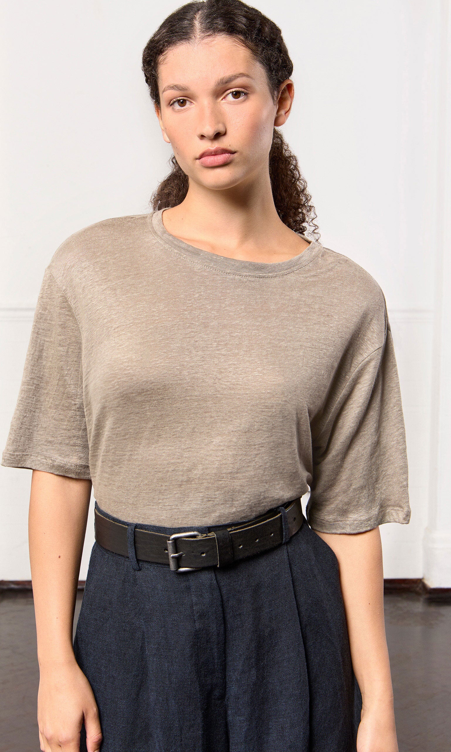 Vetiver Linen Tee