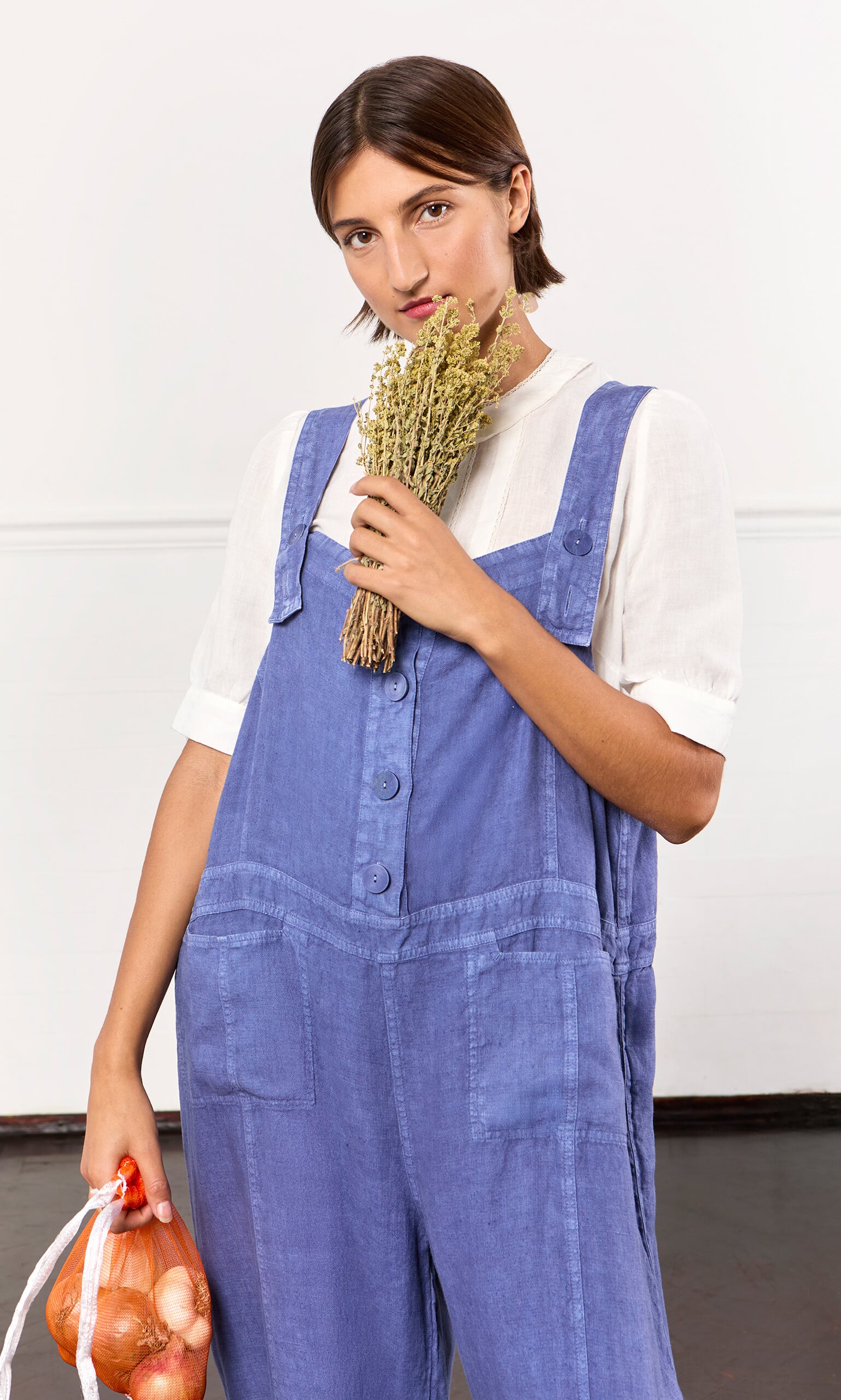 Gia Blue Dungarees