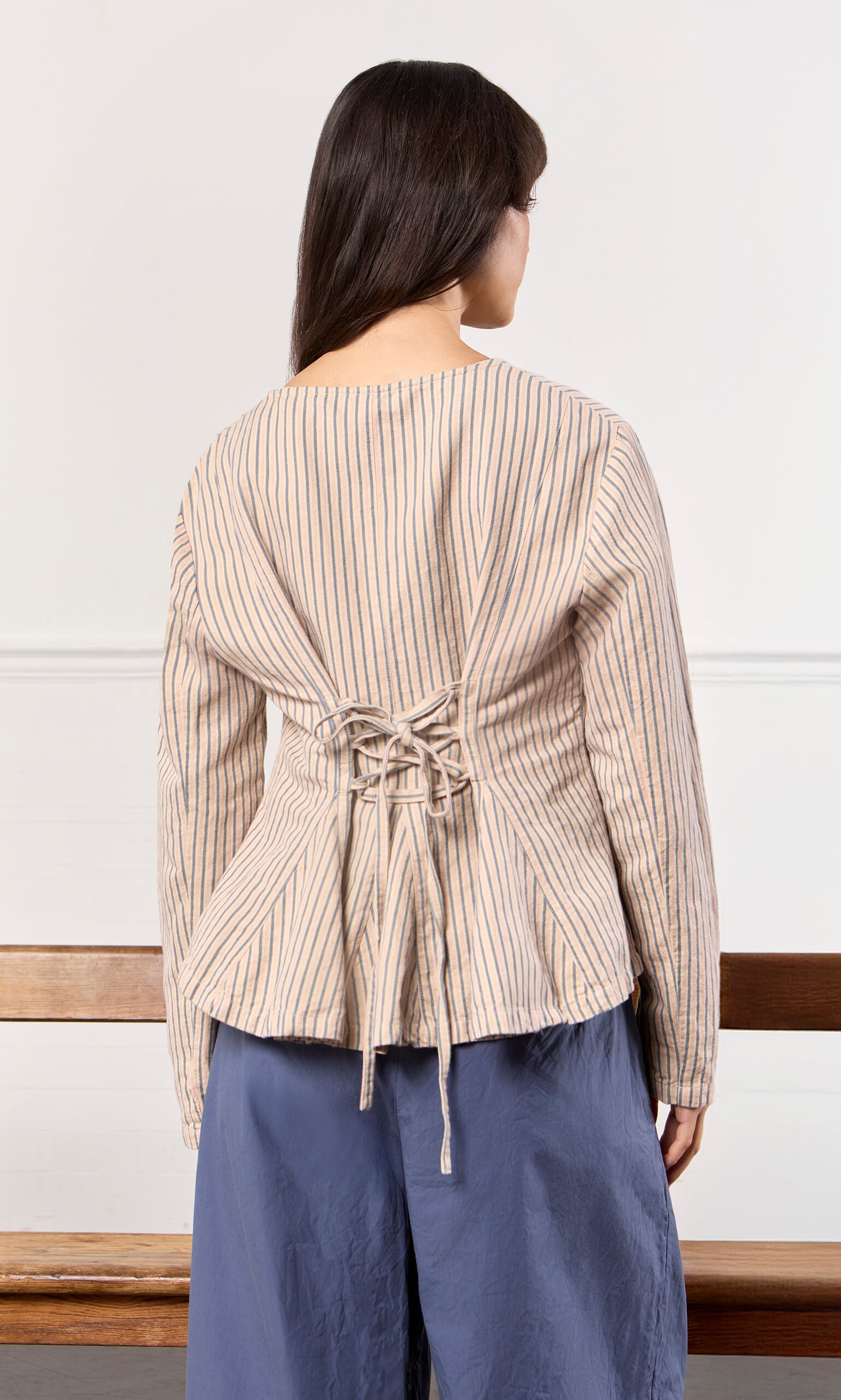 Striped Twill Jacket