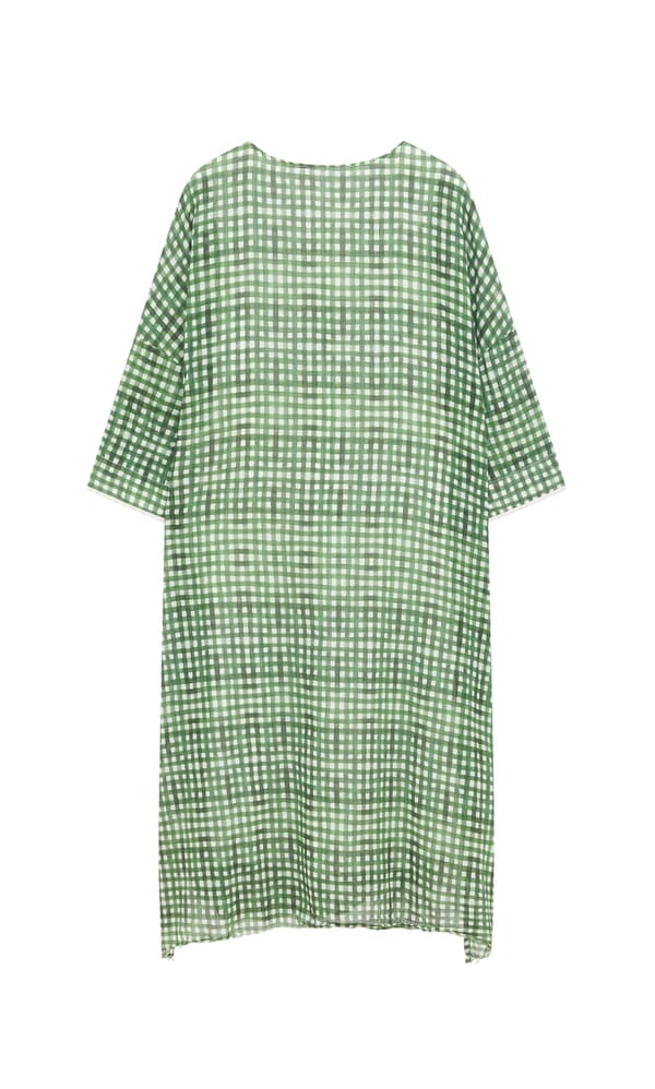 Green Gingham Dress