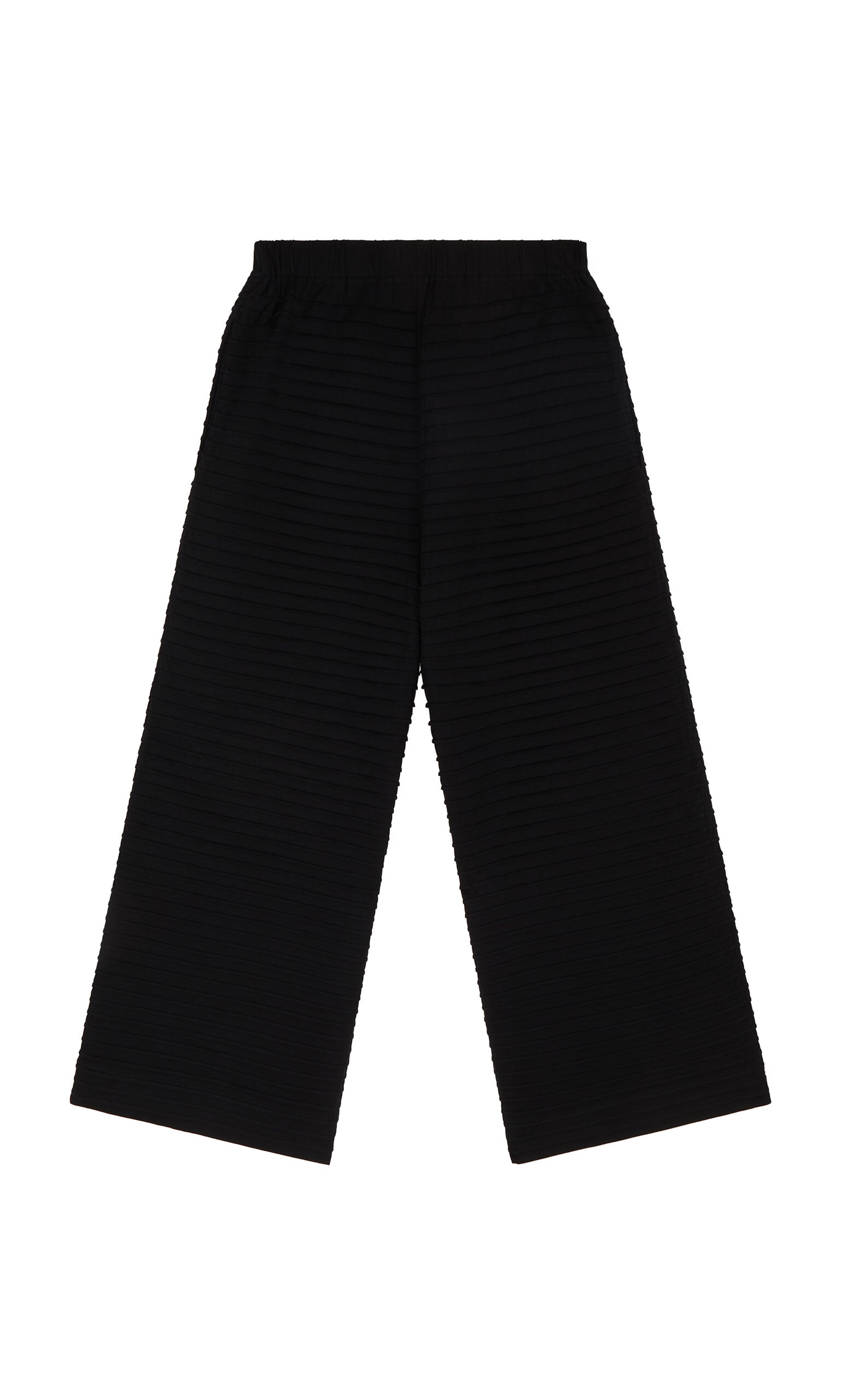 Black Pintucked Pants