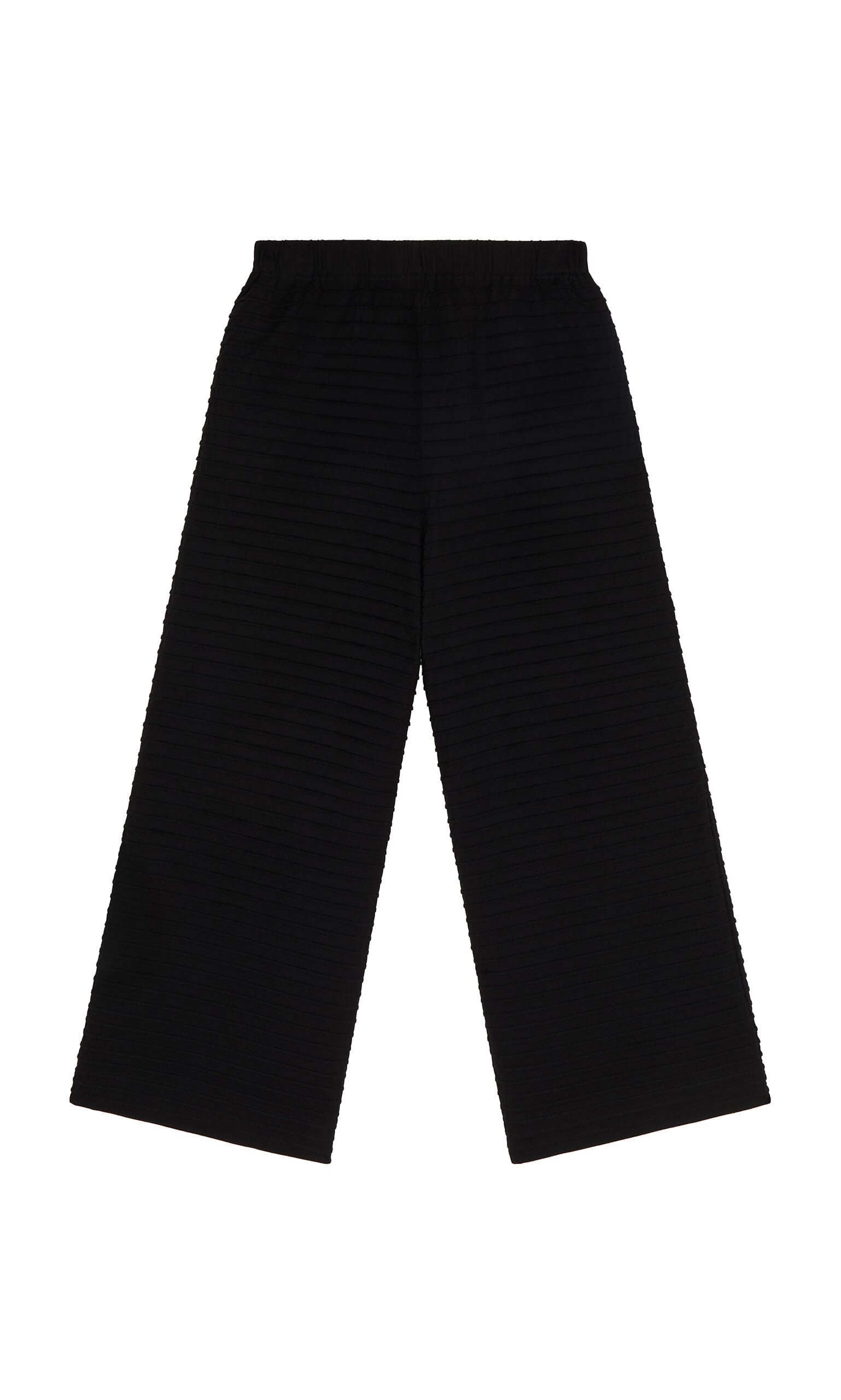 Black Pintucked Pants