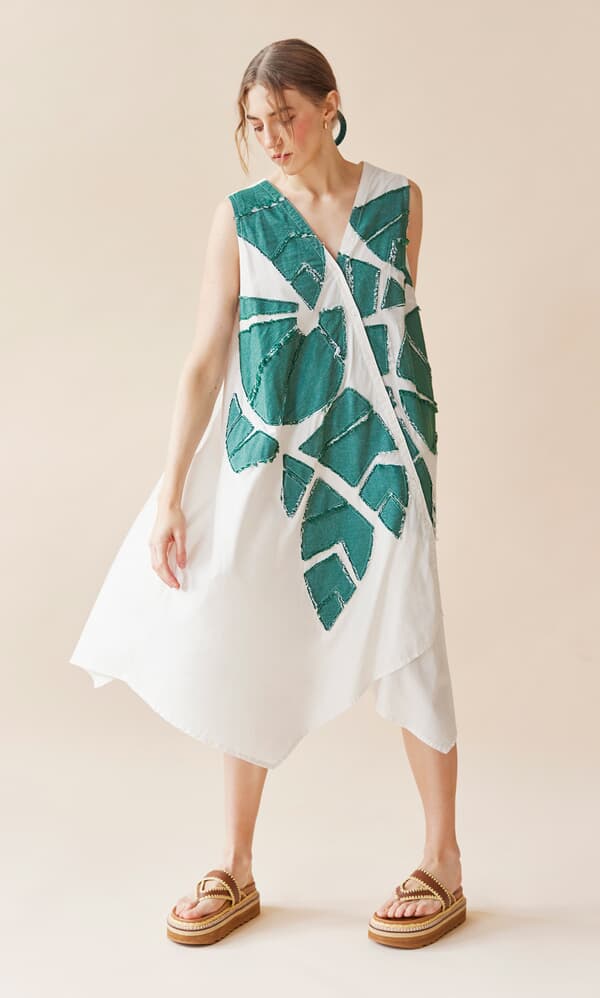 Kobo Leaf Dress