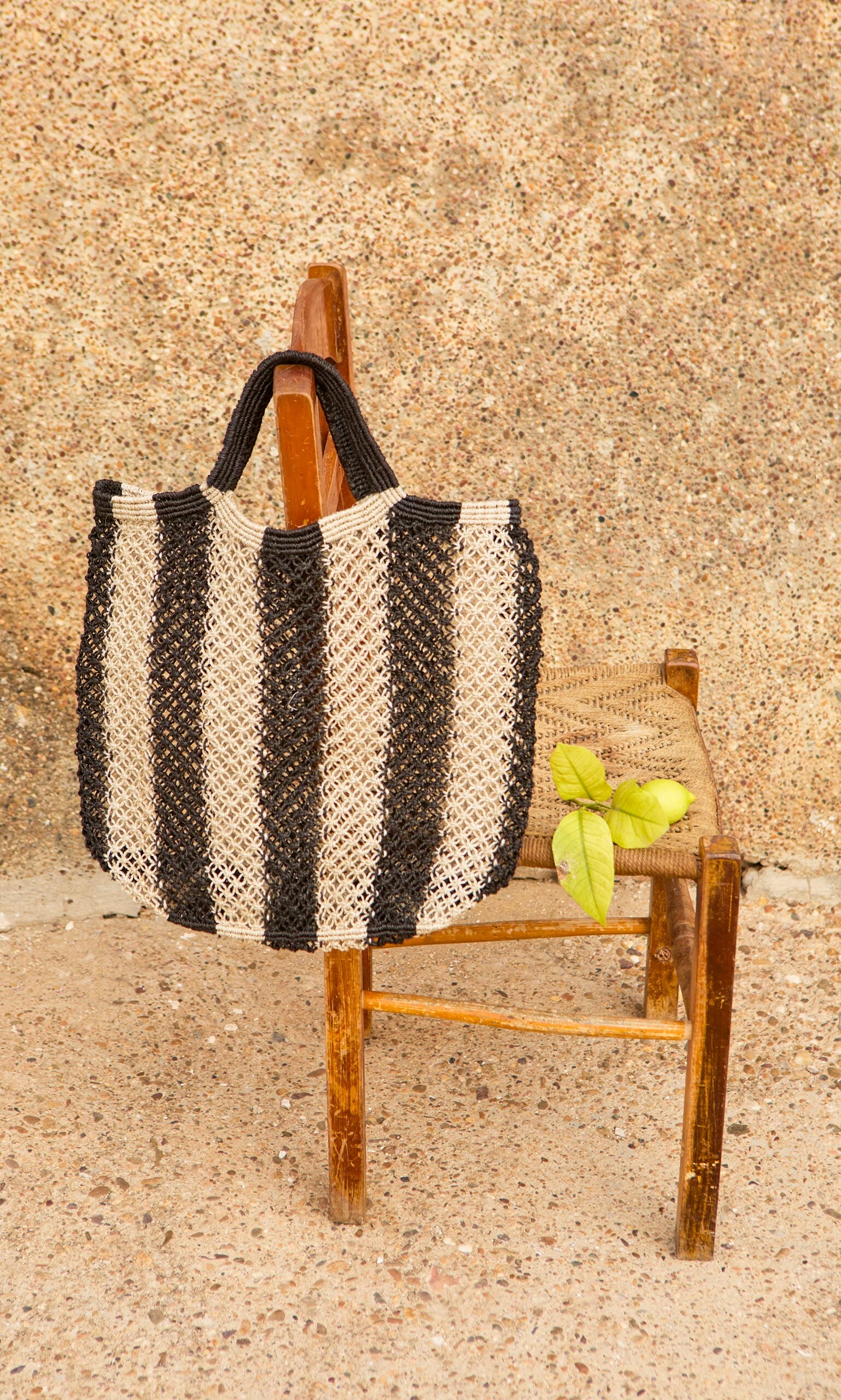 Vertical Stripe Bag