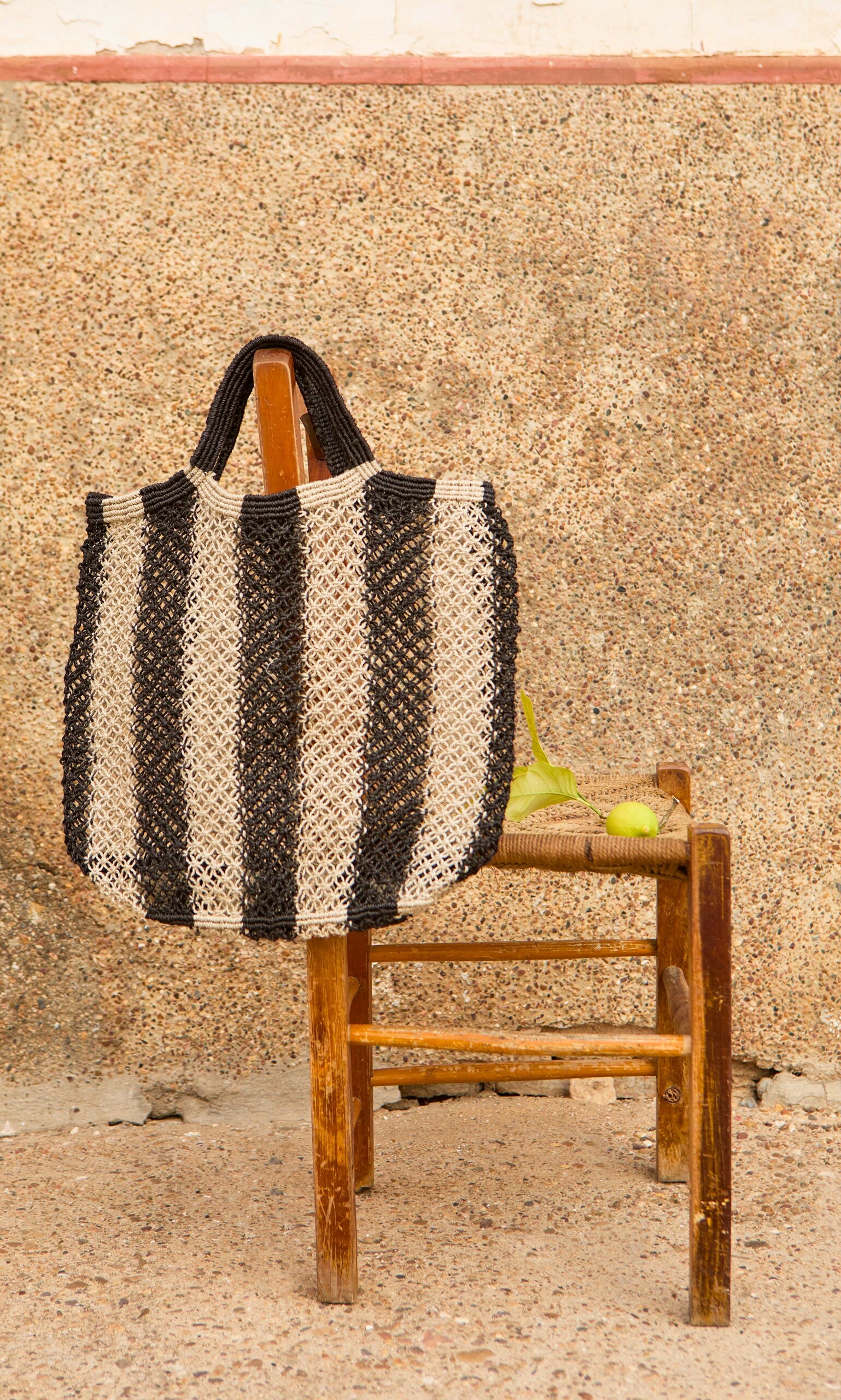 Vertical Stripe Bag