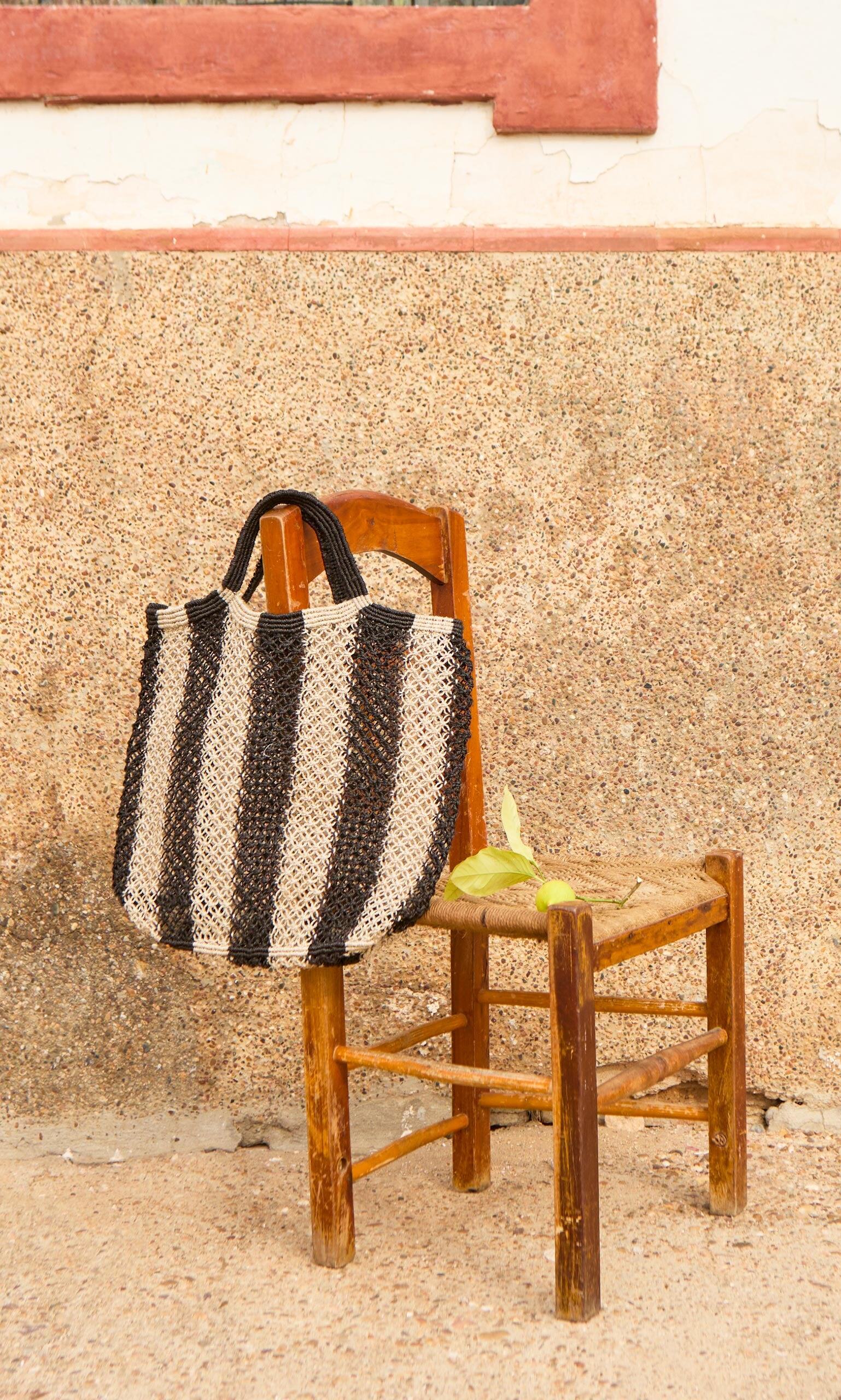 Vertical Stripe Bag