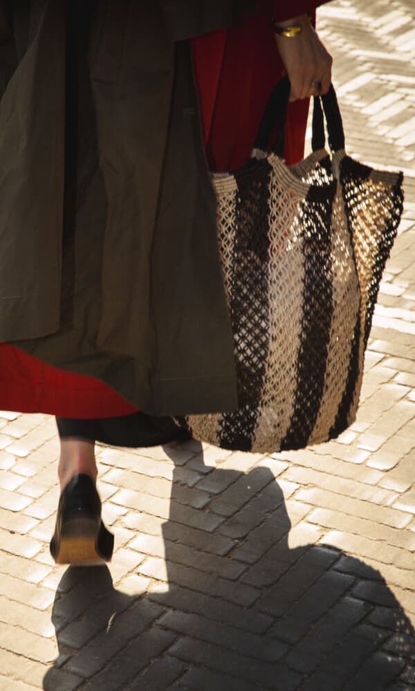 Vertical Stripe Bag