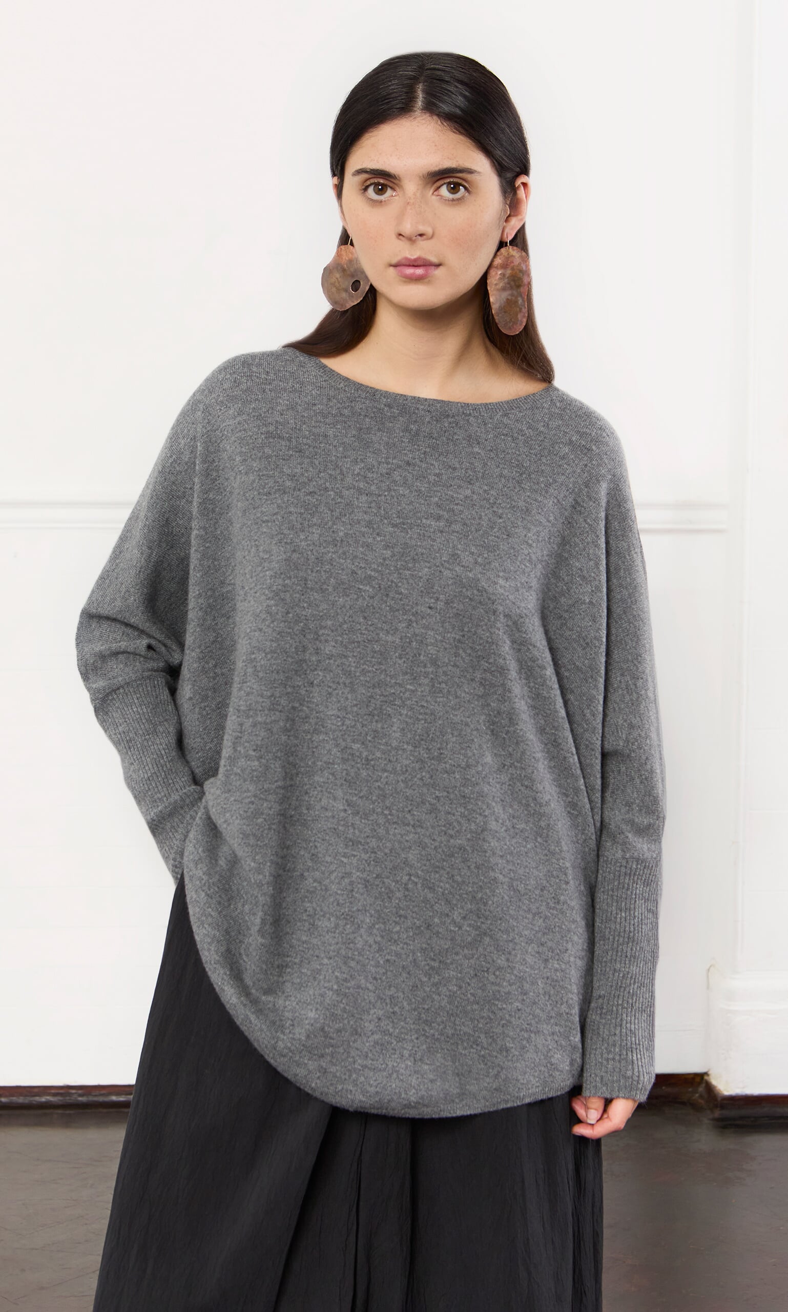 Grey Cashmere Jumper