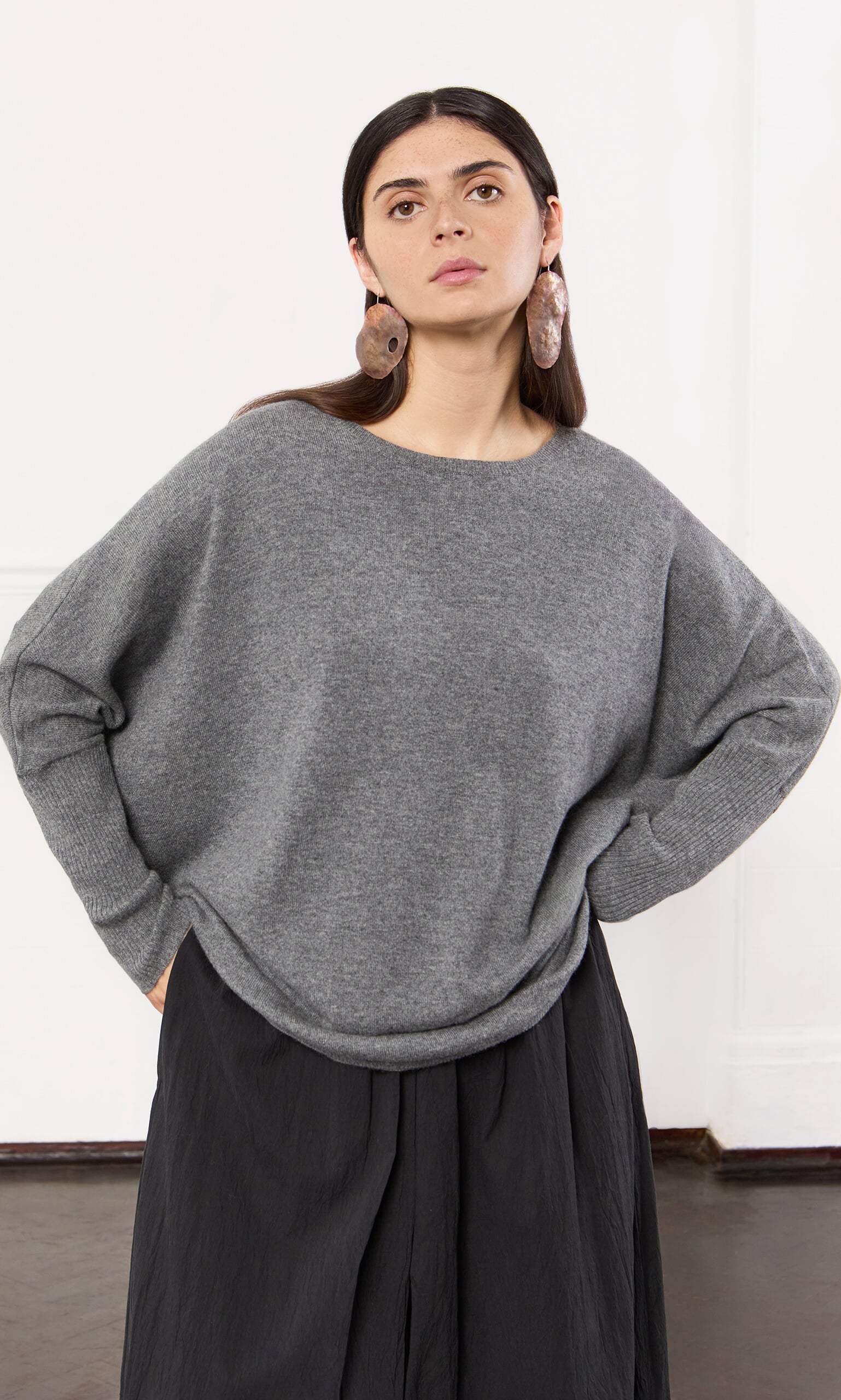 Grey Cashmere Jumper