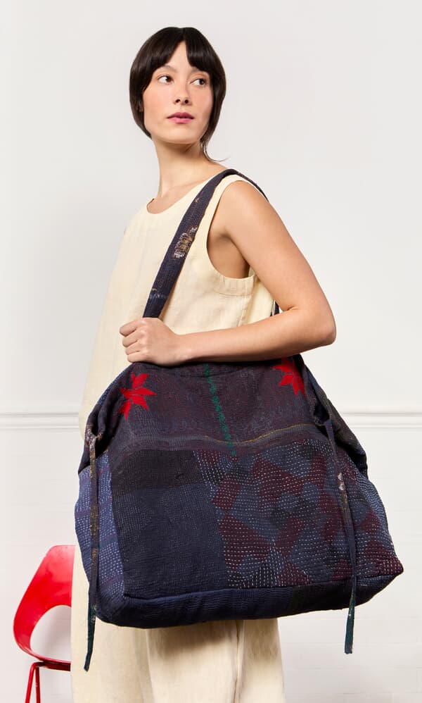 Vintage Patchwork Tote