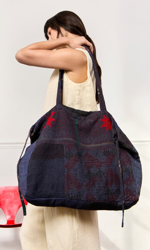 Vintage Patchwork Tote