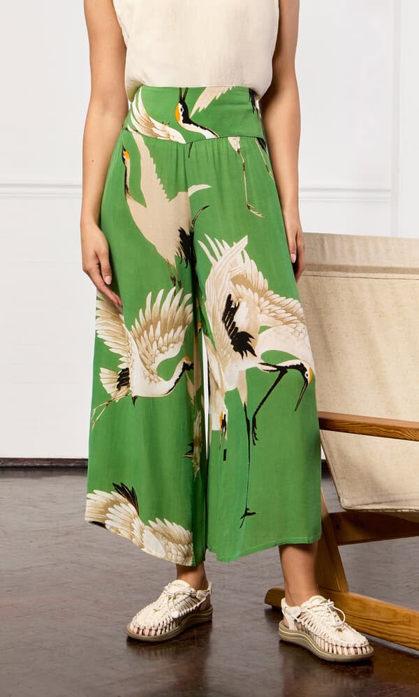 Green Stork Pants