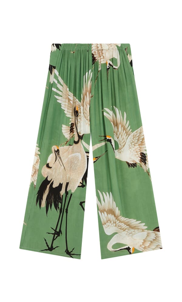 Green Stork Pants