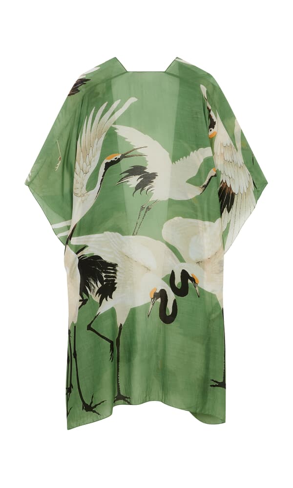 Green Stork Kimono