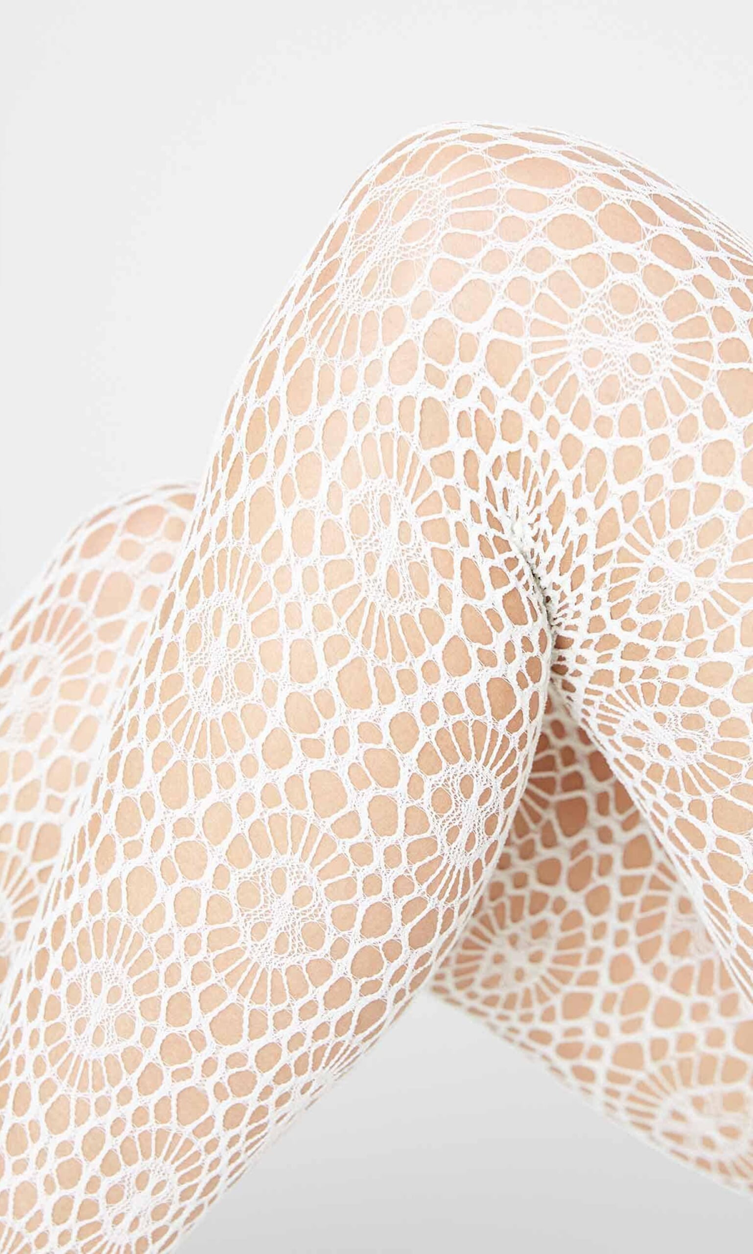 Ivory Lace Tights