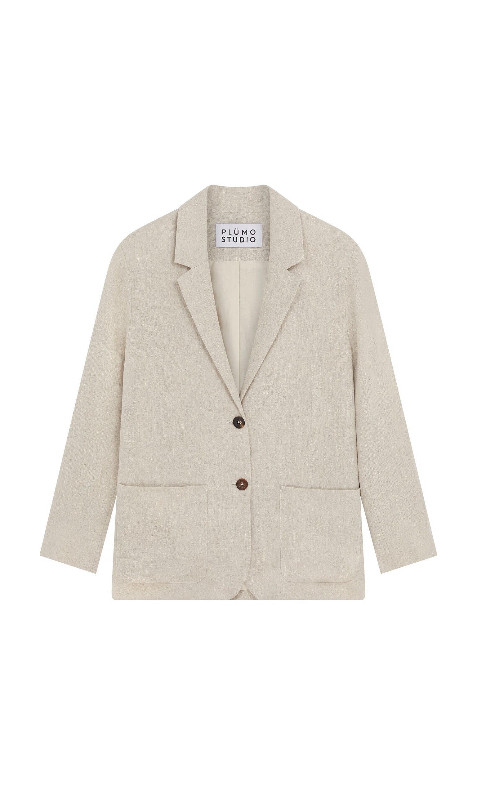 Wylie Linen Blazer - Natural