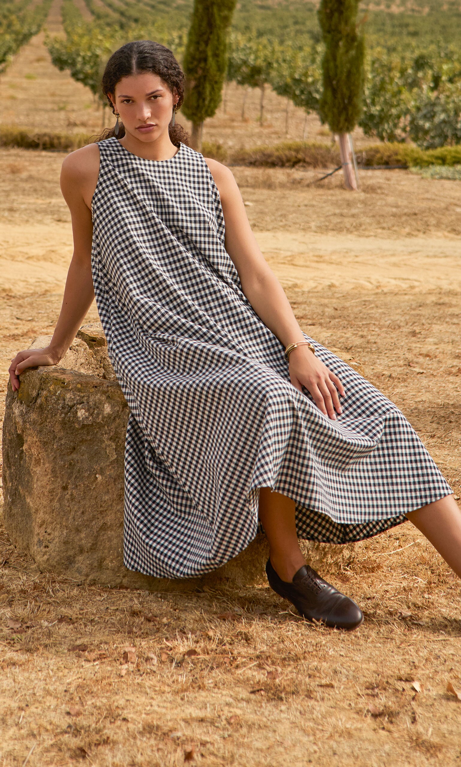 Roper Dress - Gingham