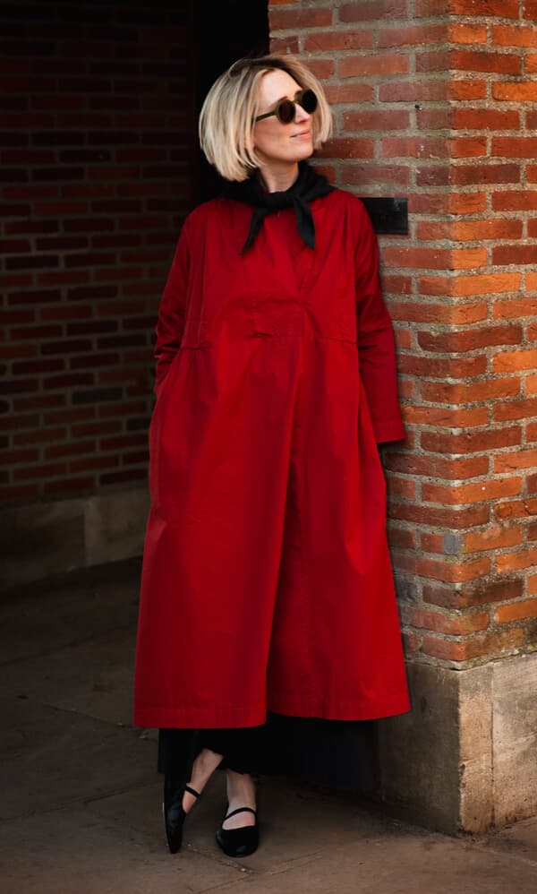 Tarkhan Dress - Paprika red