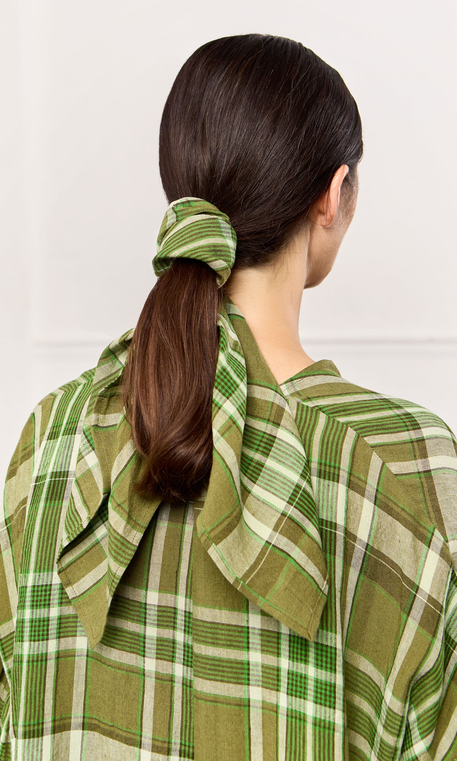 Henslow Dress - Green Tartan