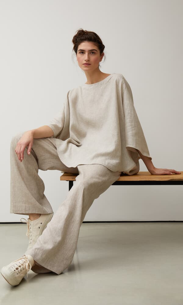 Otilia Blouse - Oatmeal