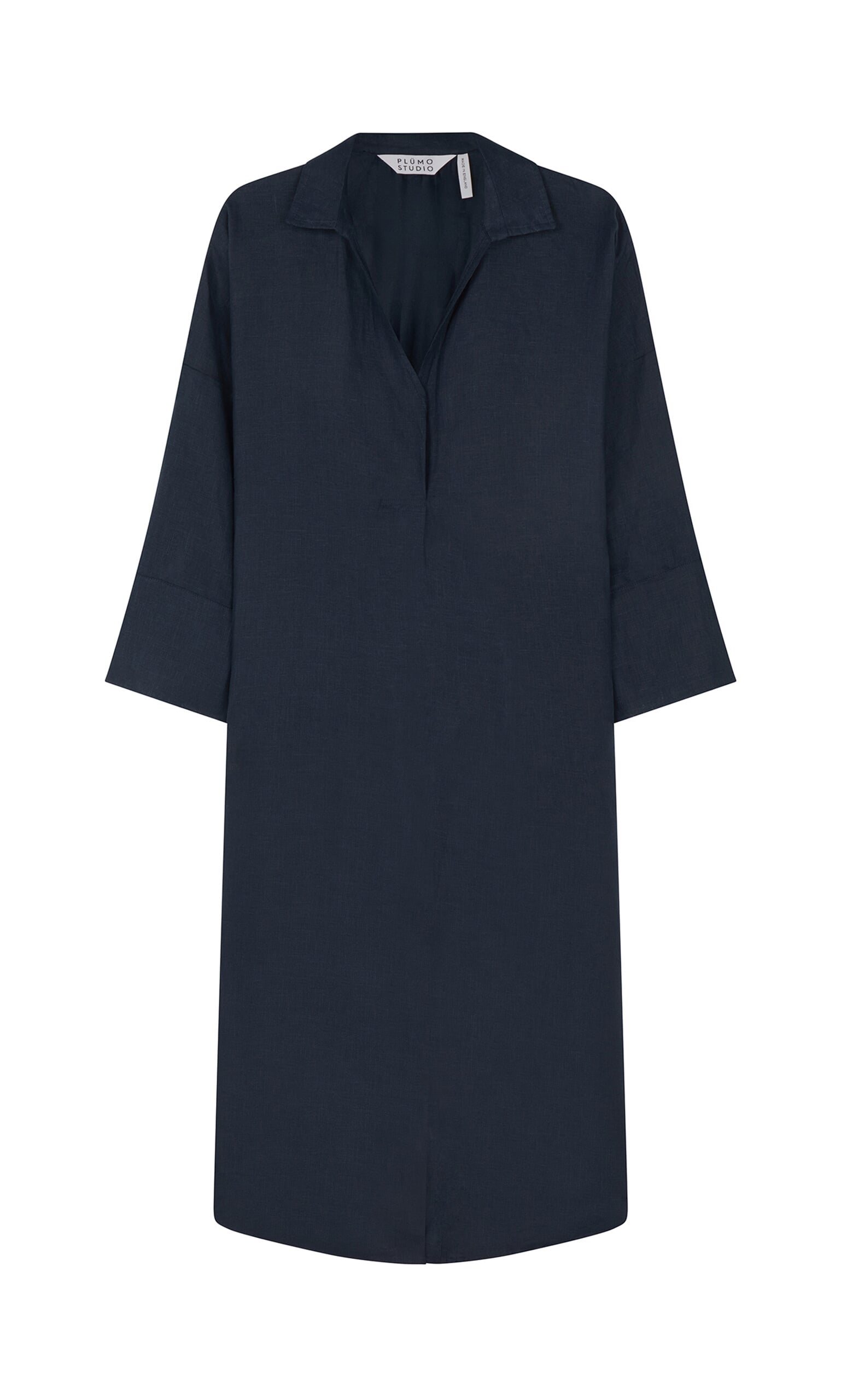 Artist Linen Dress - Navy