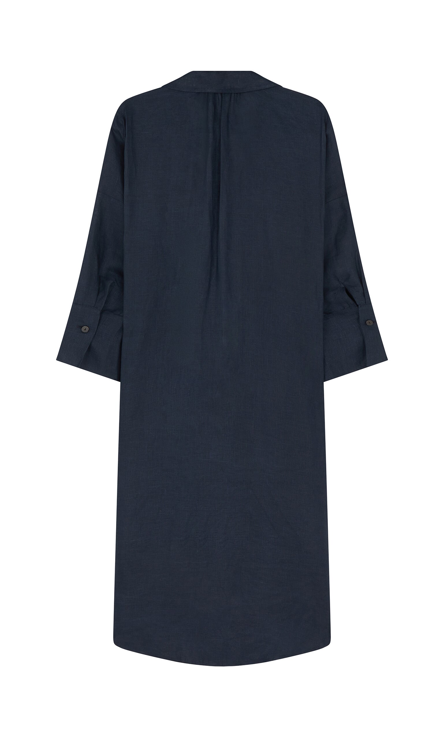 Artist Linen Dress - Navy
