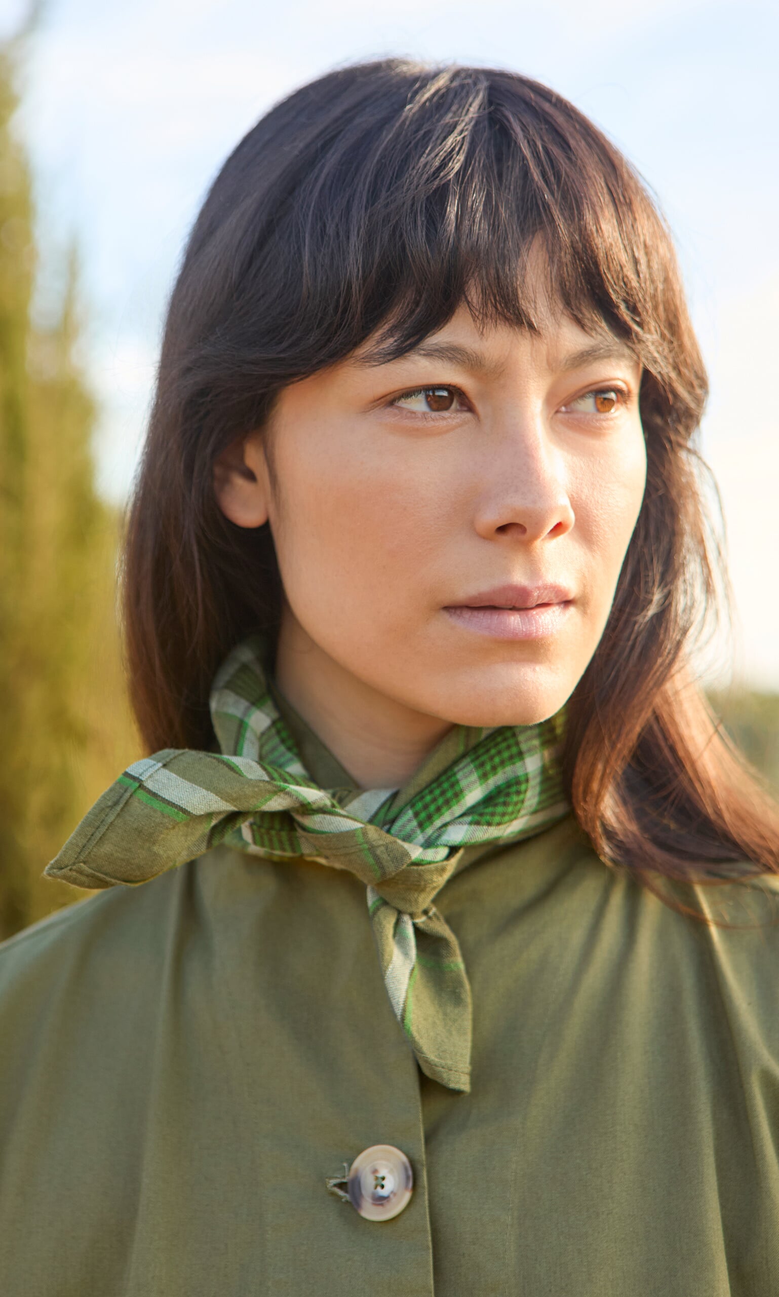 Green Tartan Necktie