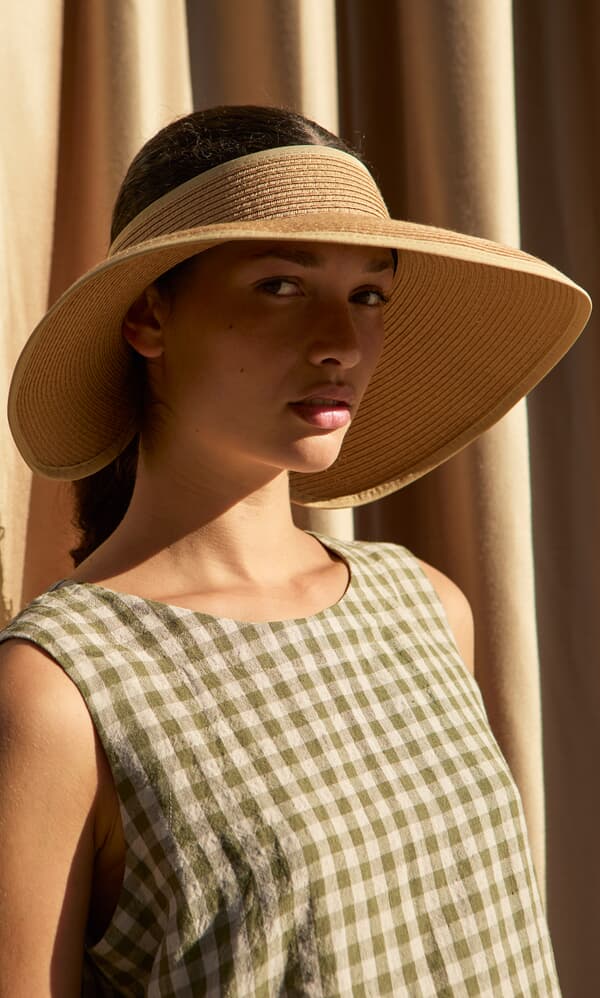 Straw Sun Visor