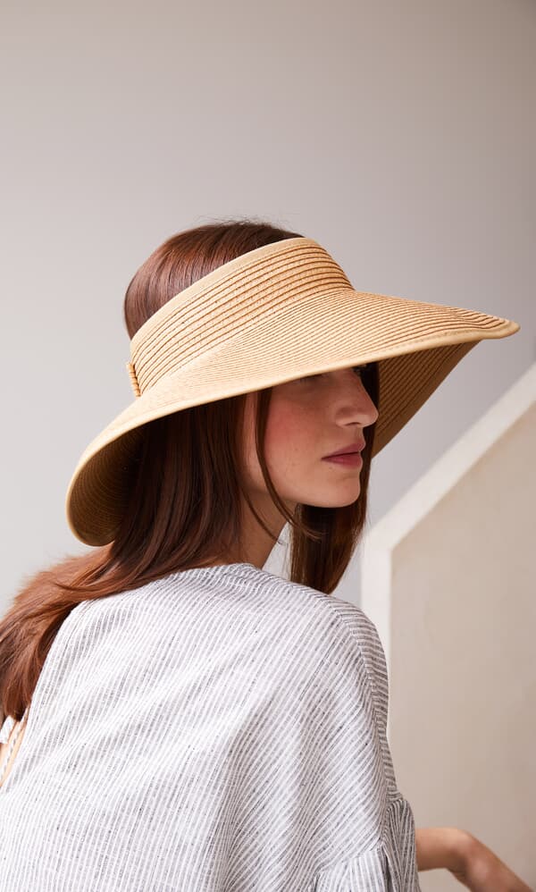 Straw Sun Visor