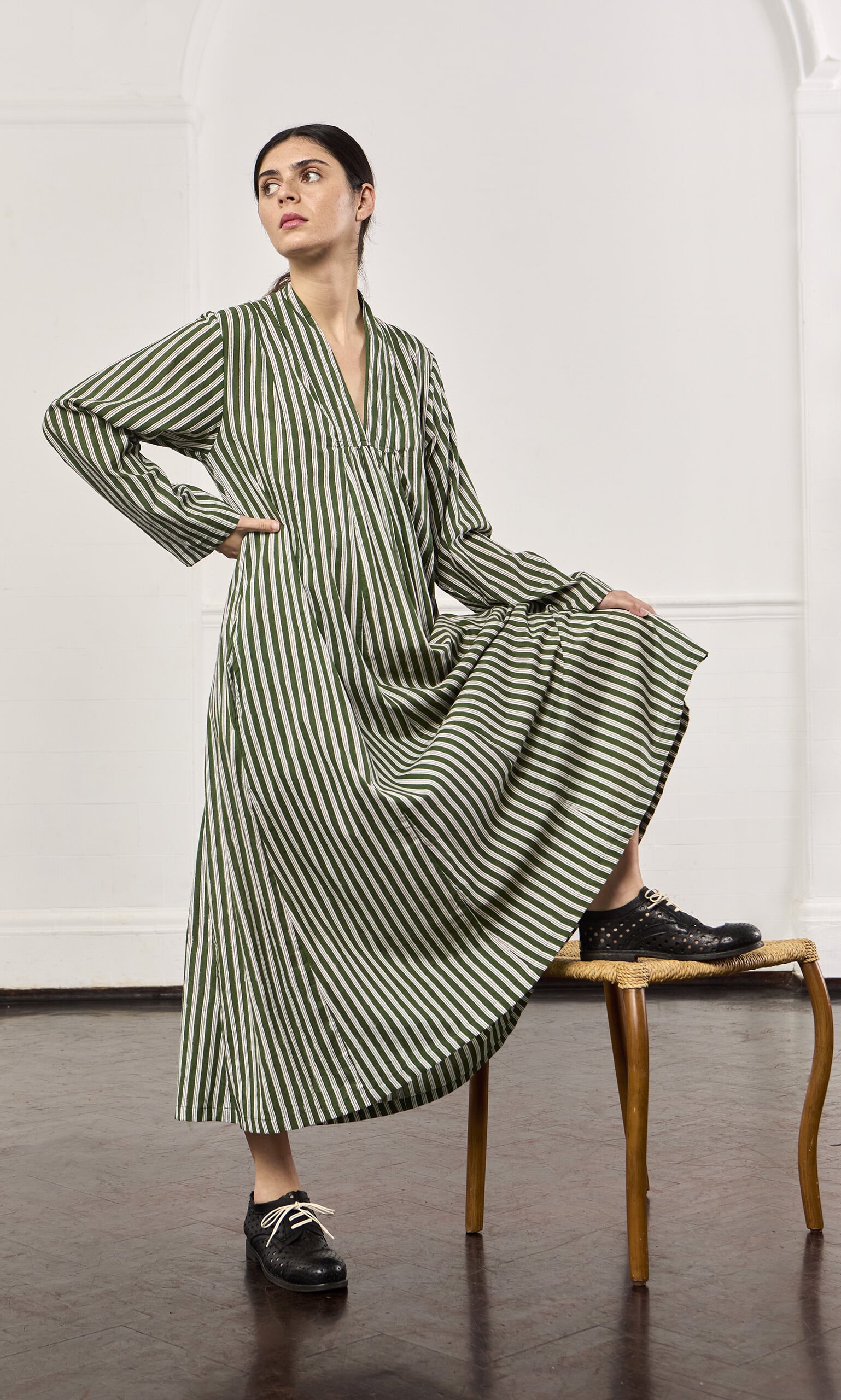 Hoyland Dress - Fern