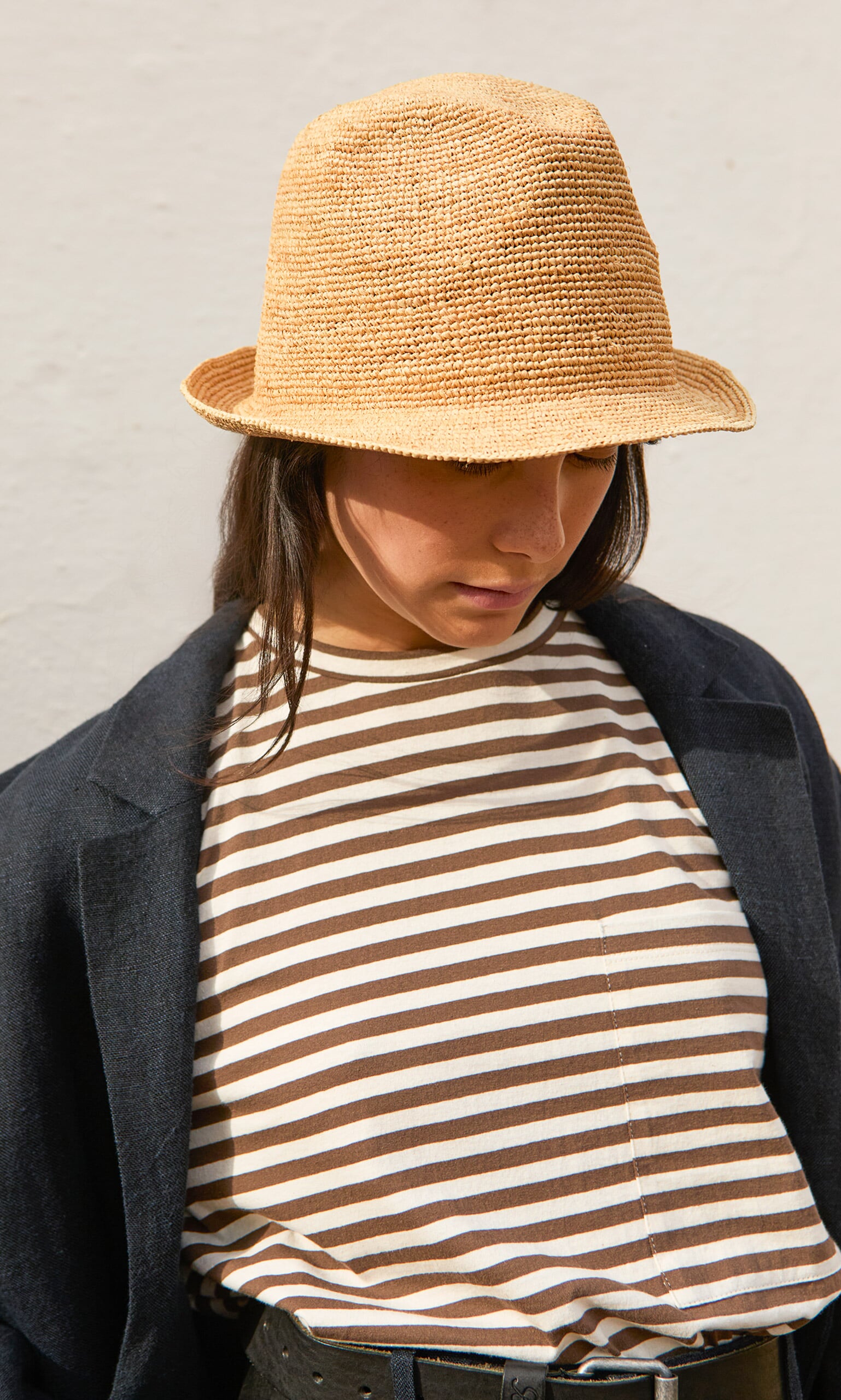 Straw Trilby Hat