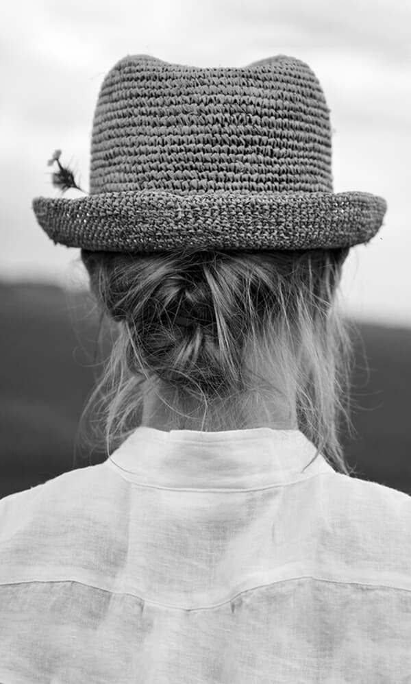 Straw Trilby Hat